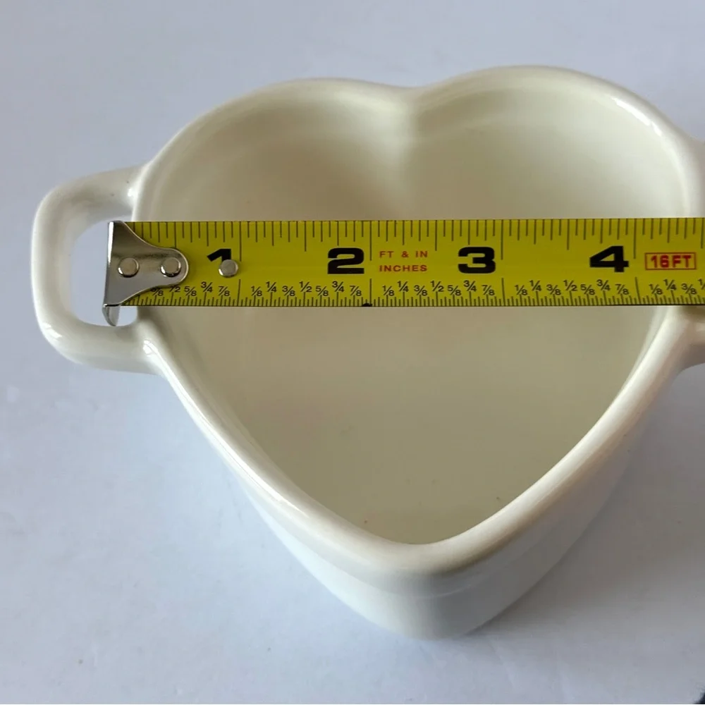 Martha Stewart Heart Cocottes Stoneware — Cream
